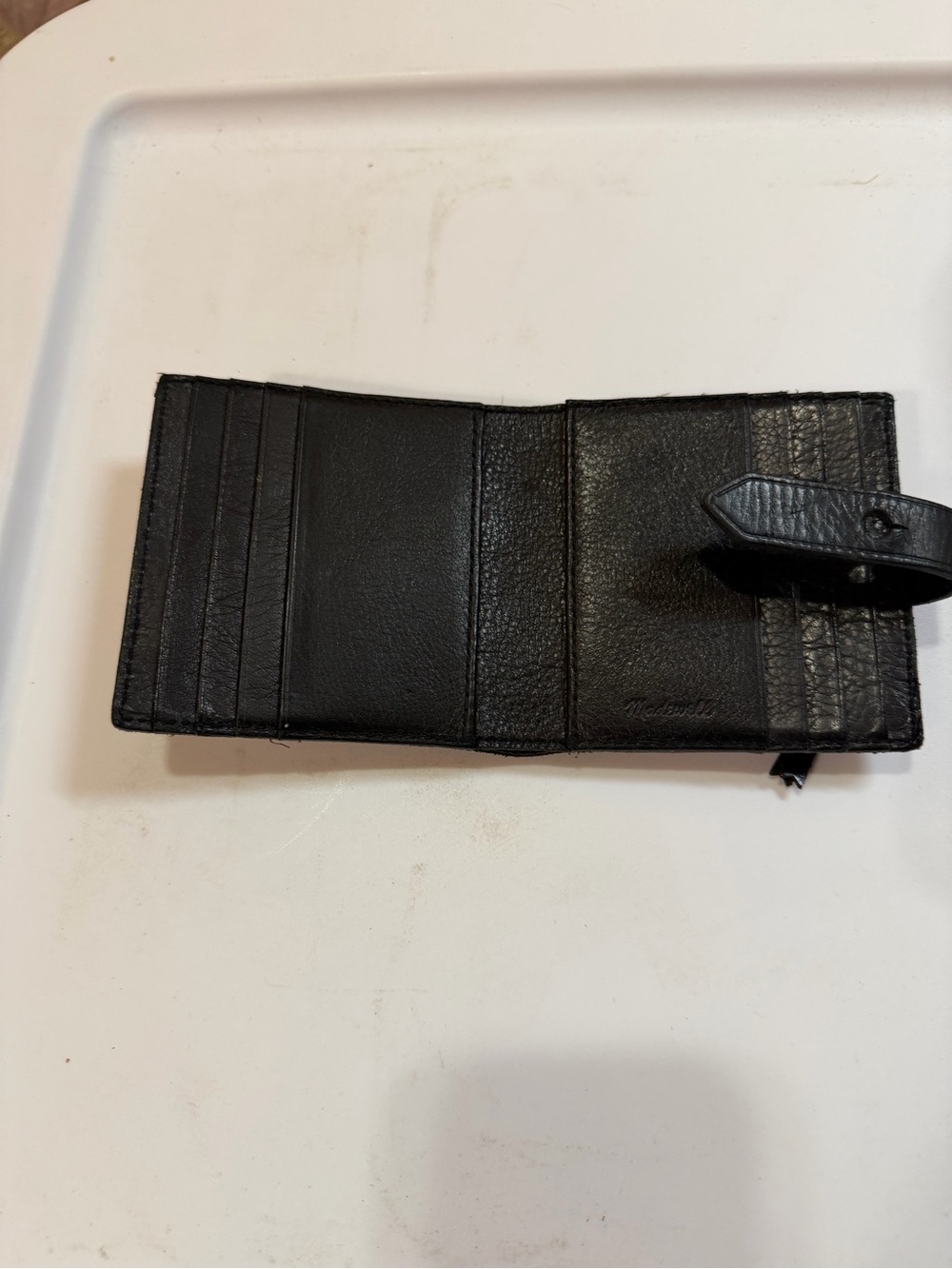 Madewell Black Leather Wallet - Picture 5 of 5